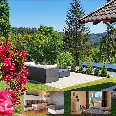 Moderne Ferienwohnung Mit Eigenem Garten Und Traumhaften Blick Wilhelmsthal Kültér fotó