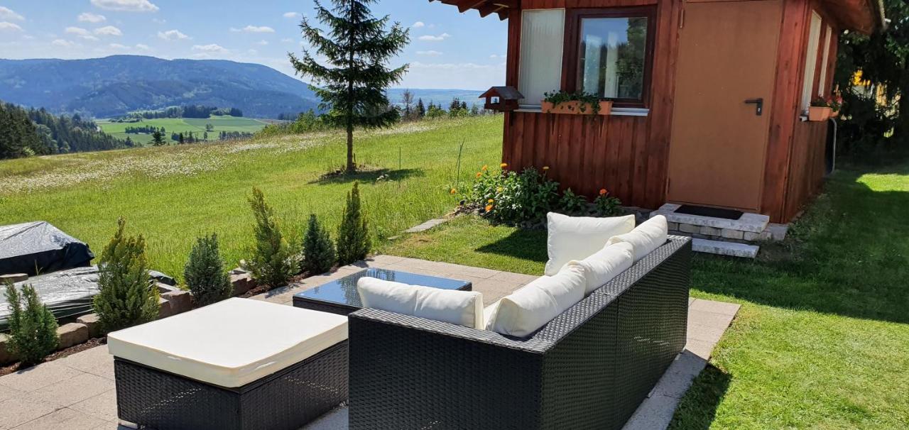 Moderne Ferienwohnung Mit Eigenem Garten Und Traumhaften Blick Wilhelmsthal Kültér fotó