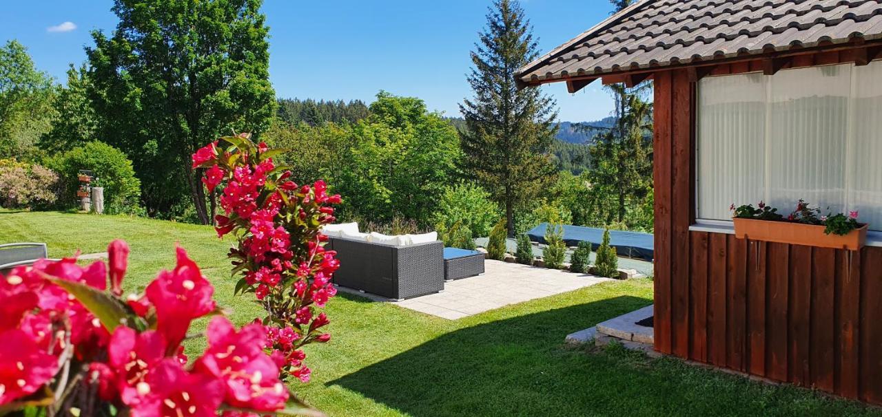 Moderne Ferienwohnung Mit Eigenem Garten Und Traumhaften Blick Wilhelmsthal Kültér fotó