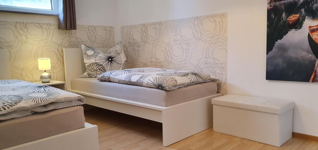 Moderne Ferienwohnung Mit Eigenem Garten Und Traumhaften Blick Wilhelmsthal Kültér fotó