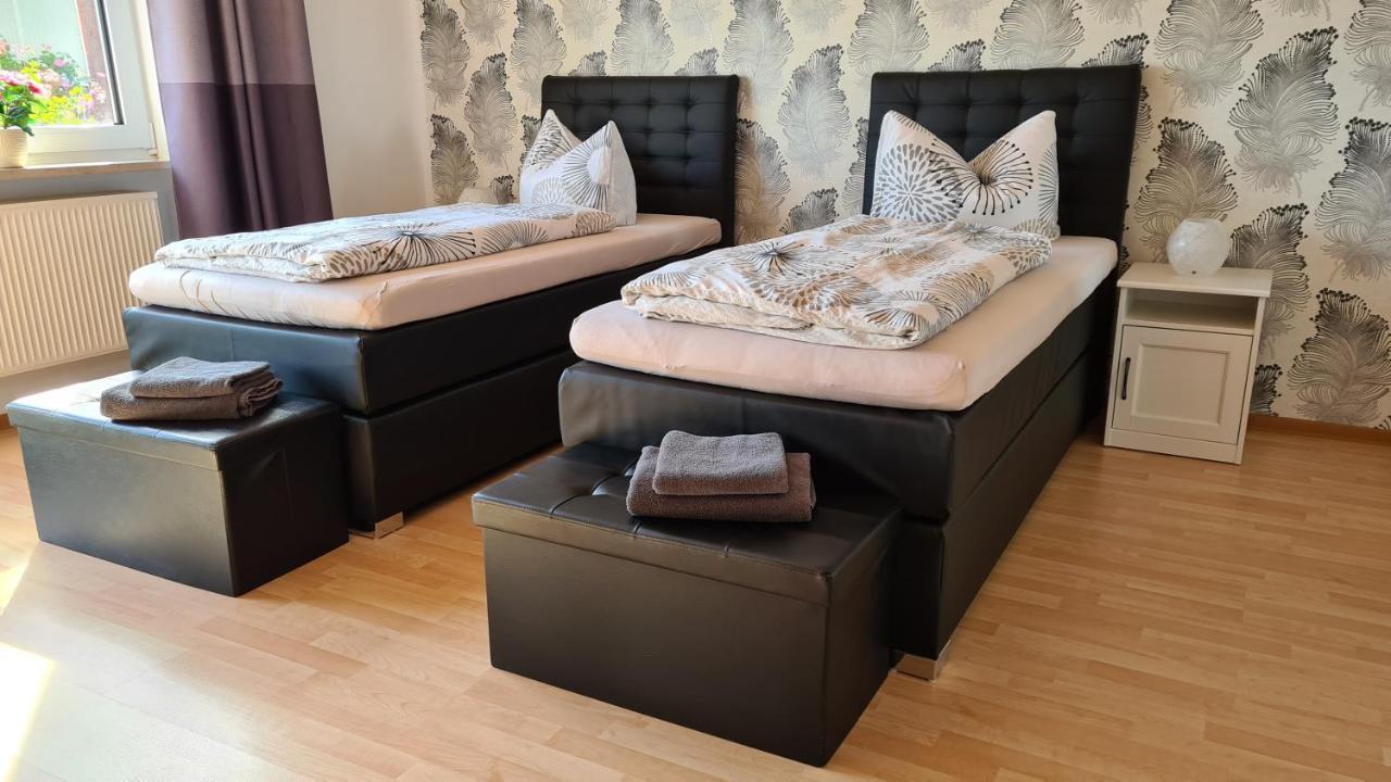Moderne Ferienwohnung Mit Eigenem Garten Und Traumhaften Blick Wilhelmsthal Kültér fotó